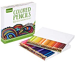 100 colored pencils