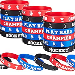 hockey bracelets silicone