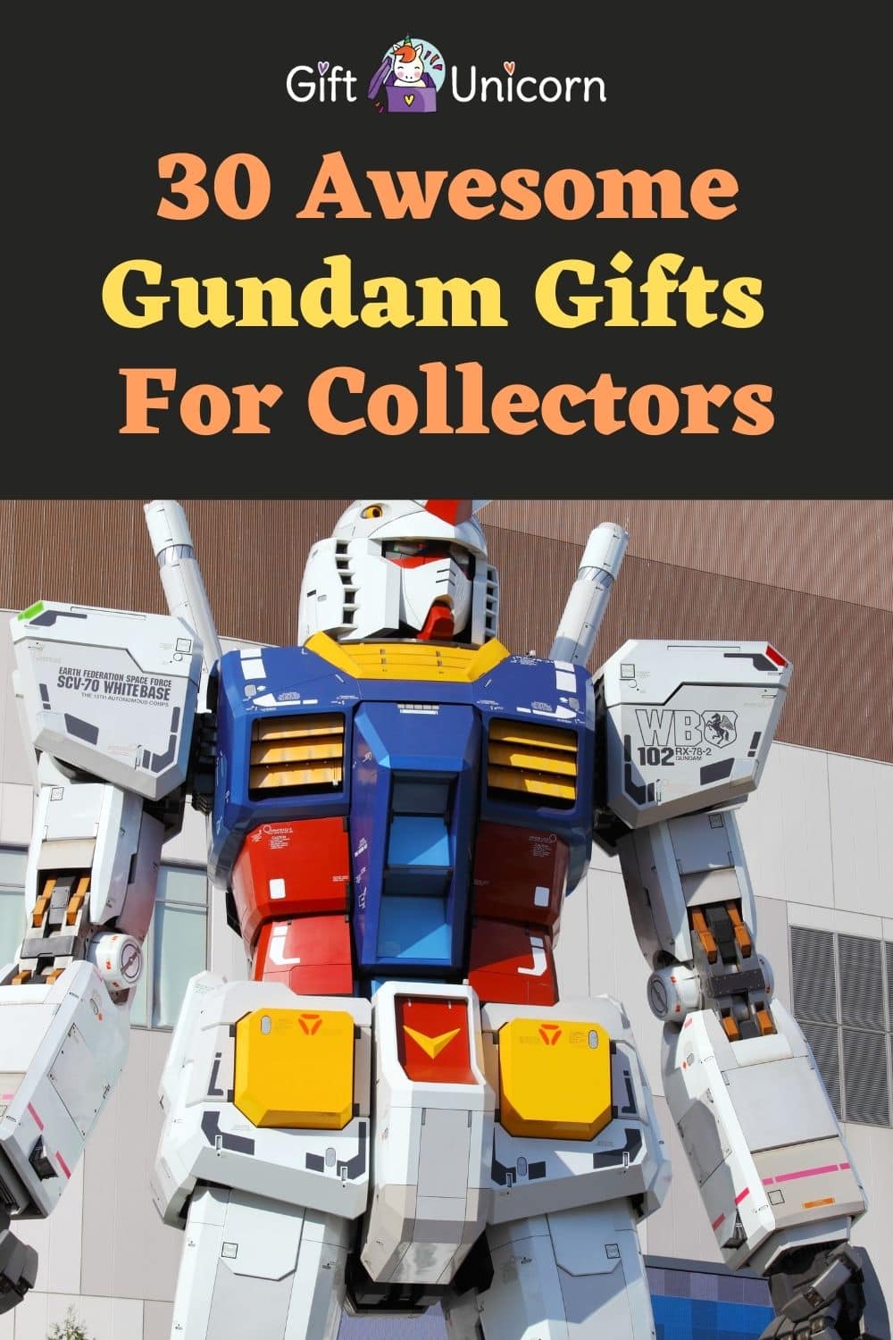 30 Awesome Gundam Gifts For Collectors - pinterest pin image