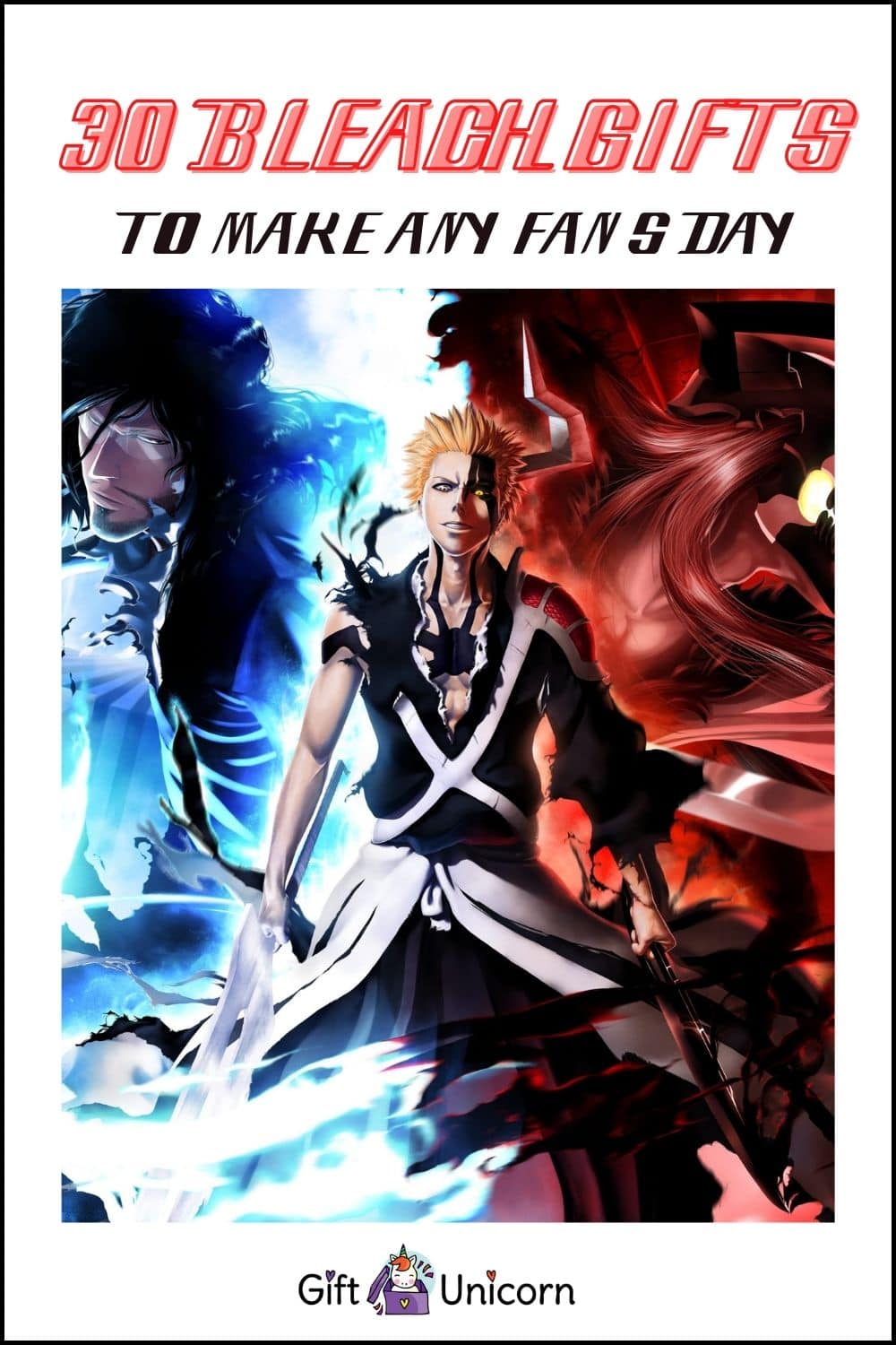 30 Bleach Gifts That’ll Make Any Fan’s Day - pinterest pin image
