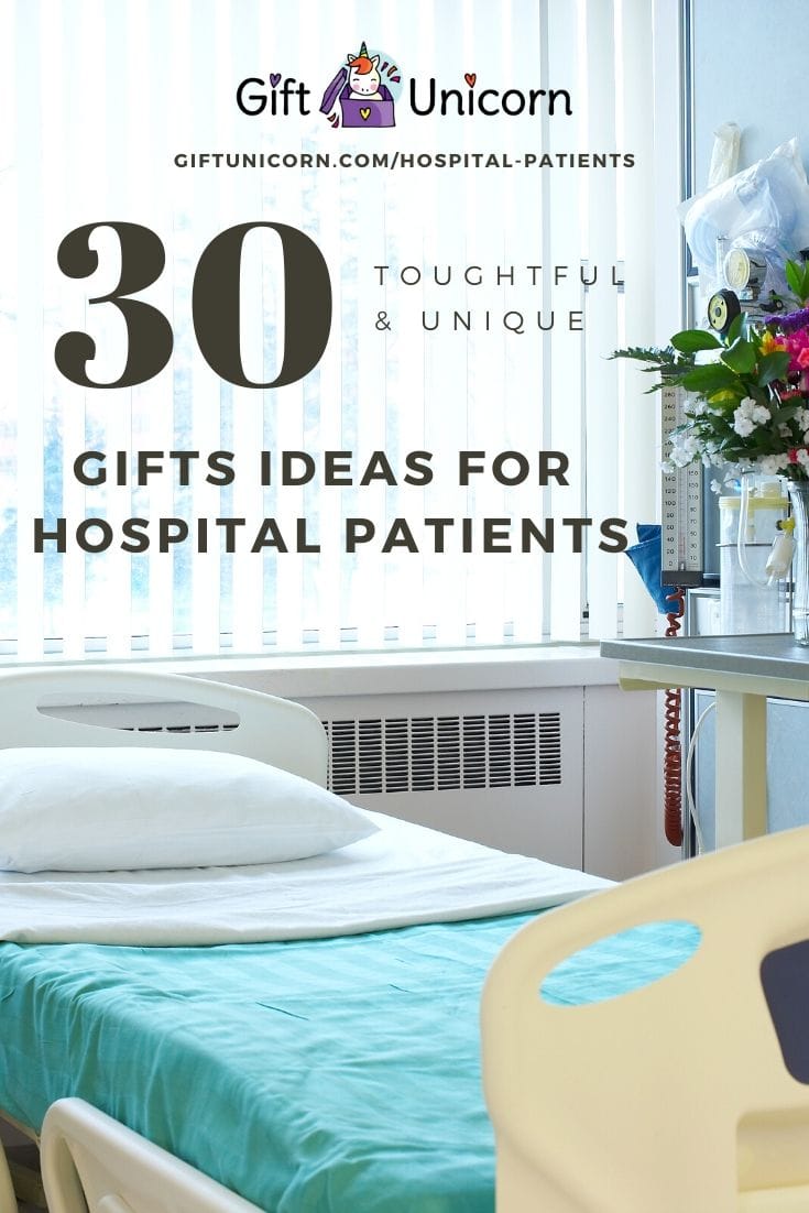 30 gifts for hospital patients pin image