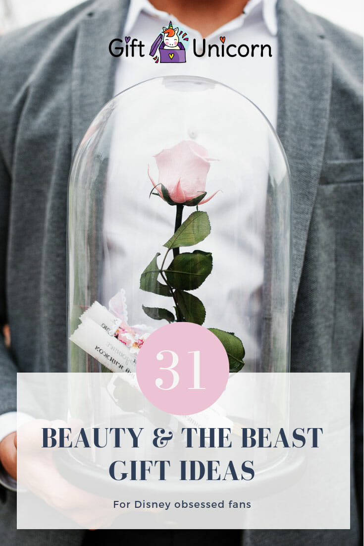31 Beauty and the Beast Gift Ideas For True Fans - pinterest pin image