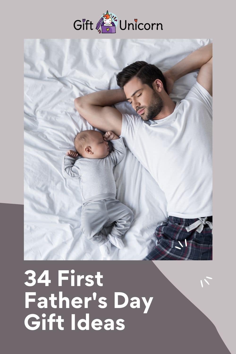 34 First Father’s Day Gift Ideas He’s Sure To Love - pinterest pin image