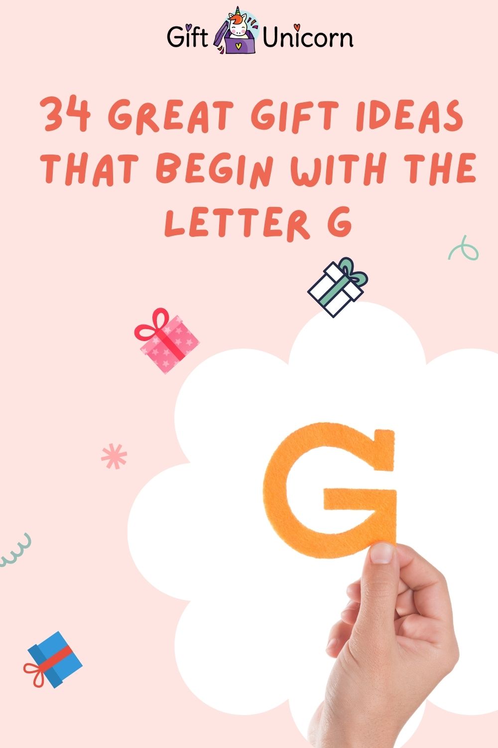 gift ideas that begin with the letter g