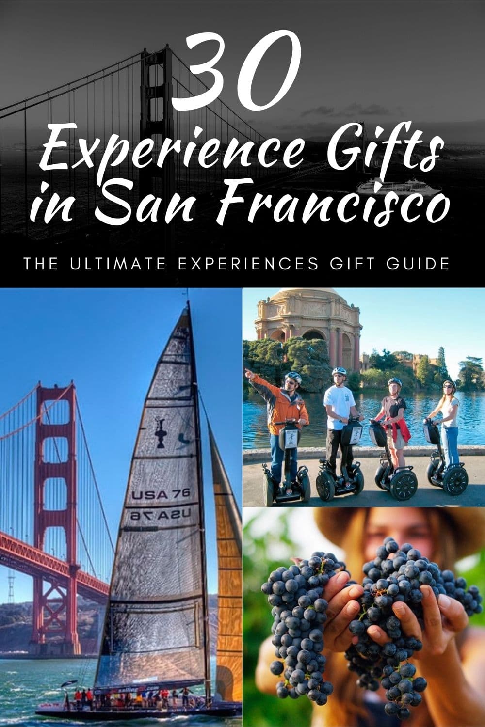 30 experience presents in san francisco