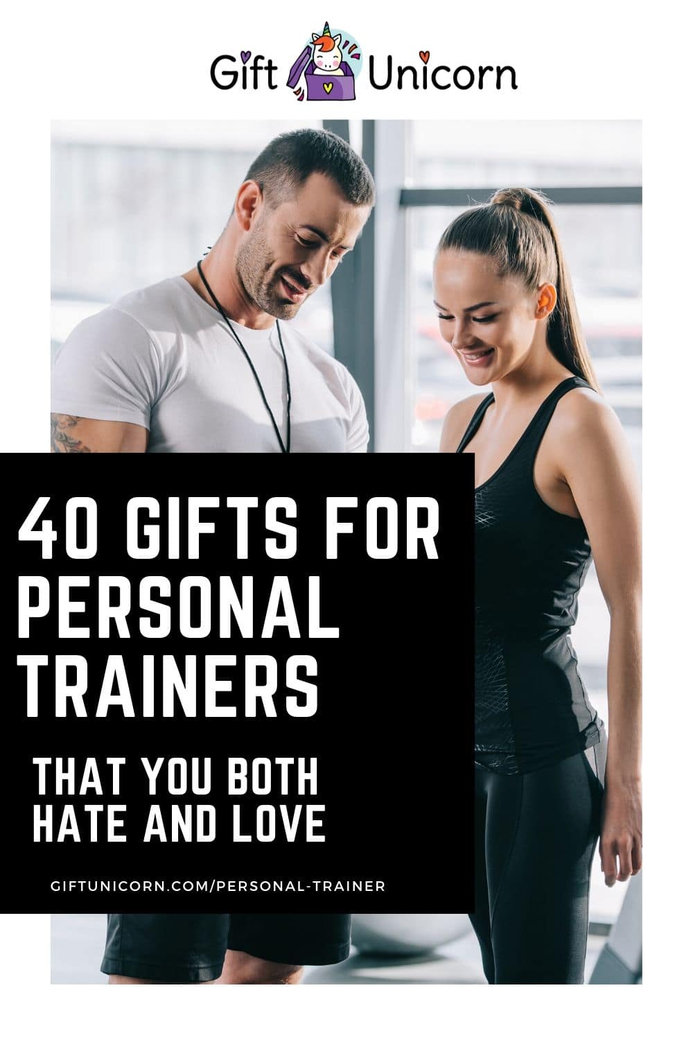 40 gifts for personal trainers pin image