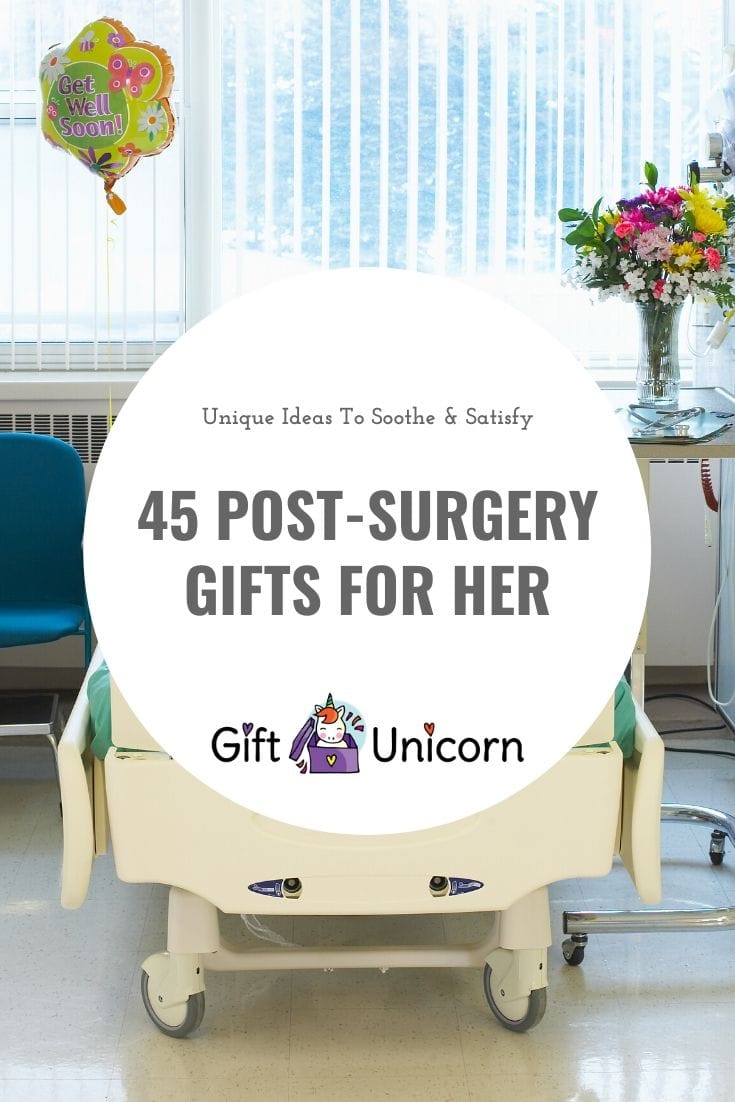 45 Post surgery gifts for her pin image