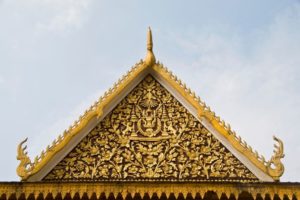 cambodian temple roof