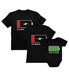 family battery T-shirt set