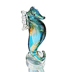 handmade glass seahorse