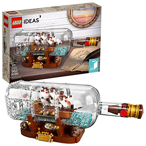 LEGO ship in a bottle