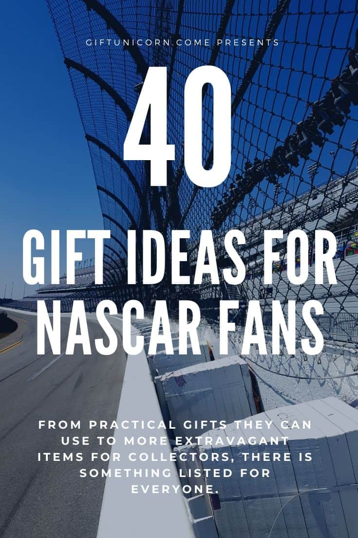 nascar gift ideas pin image