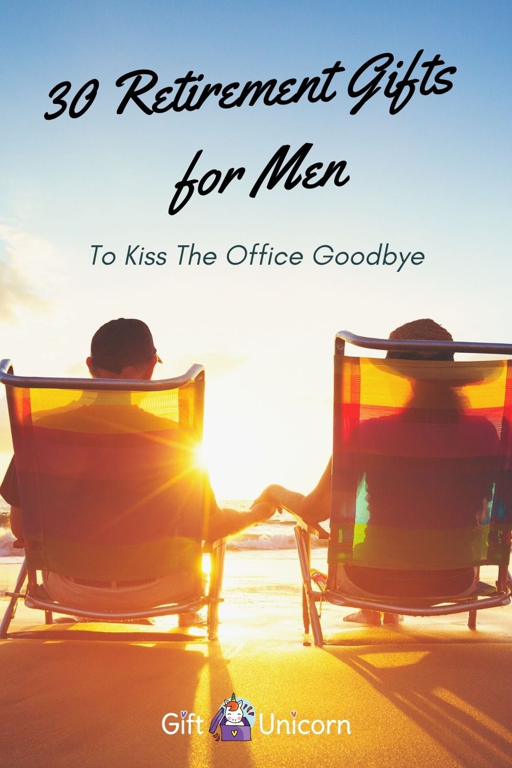 37 Retirement Gifts for Men To Kiss the Office Goodbye - pinterest pin image