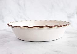 stoneware pie dish