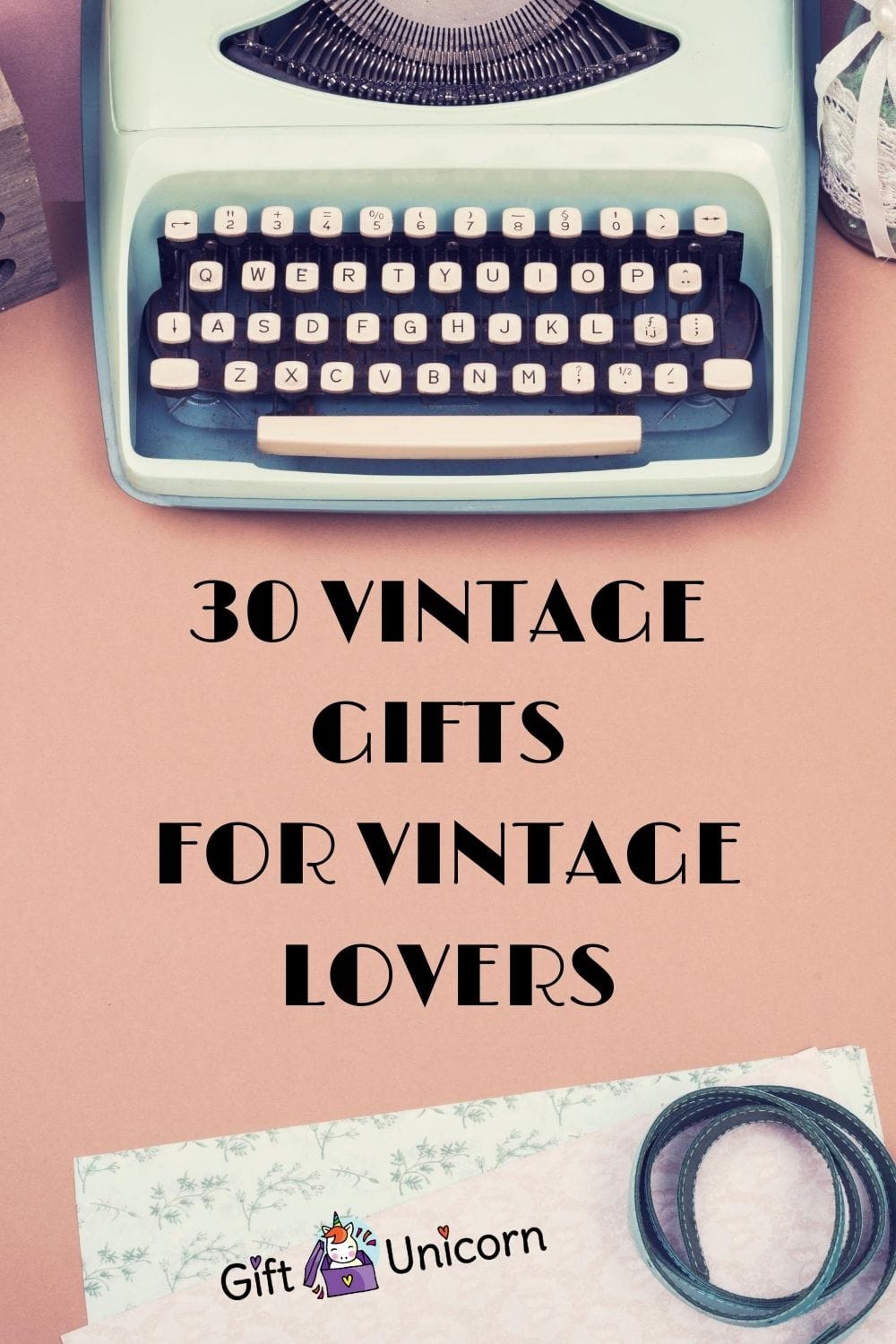 30 vintage gift ideas pin image