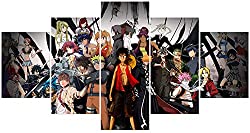 anime characters prints on canvas