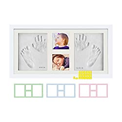 baby hand and footprint photo frame kit