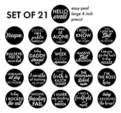 baby milestones stickers