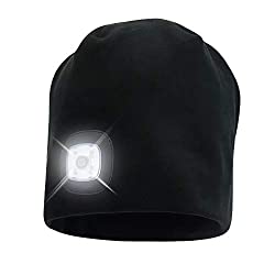 beanie hat with LED light