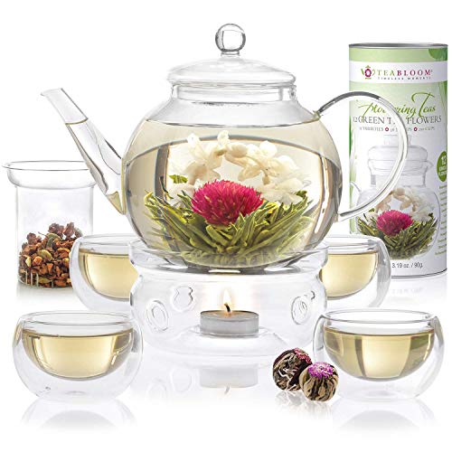 blooming tea set