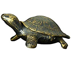 bronzed cast iron tortoise