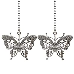 butterfly pendant ceiling fan pull chains