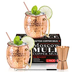 copper mugs set