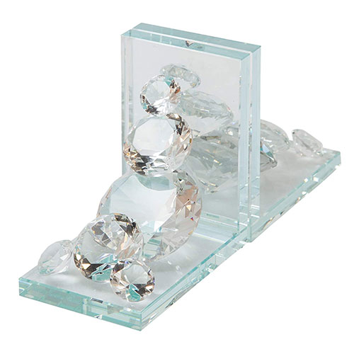 crystal bookend