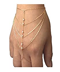 crystal hand bracelet