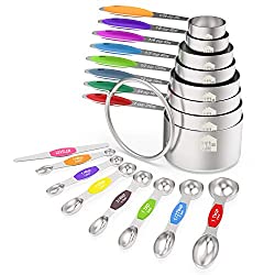 cups and magnetic mesuring spoons set