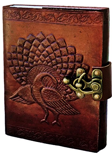 embossed leather journal