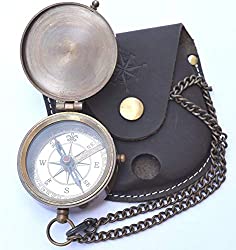 engravable brass compass