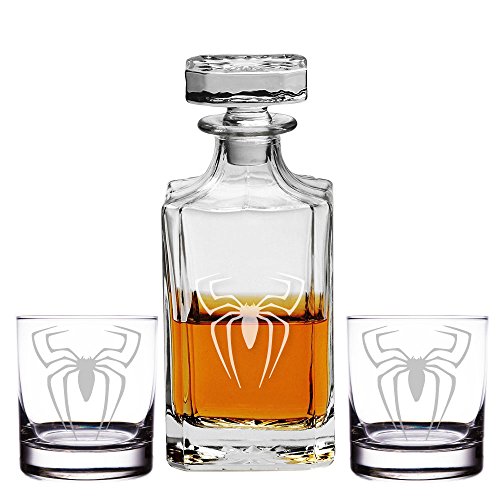 engraved decanter