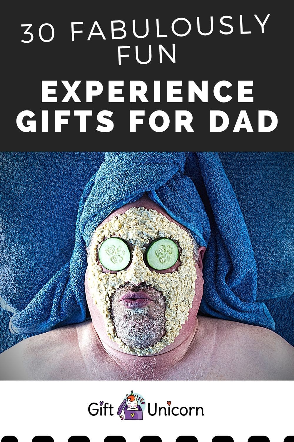 experience presents for a father pinterest pin image