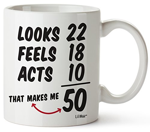 fifty year old mug