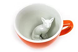 fox ceramic cup
