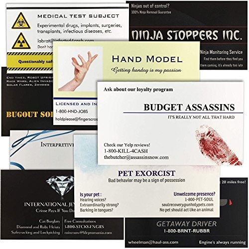 funny business cards