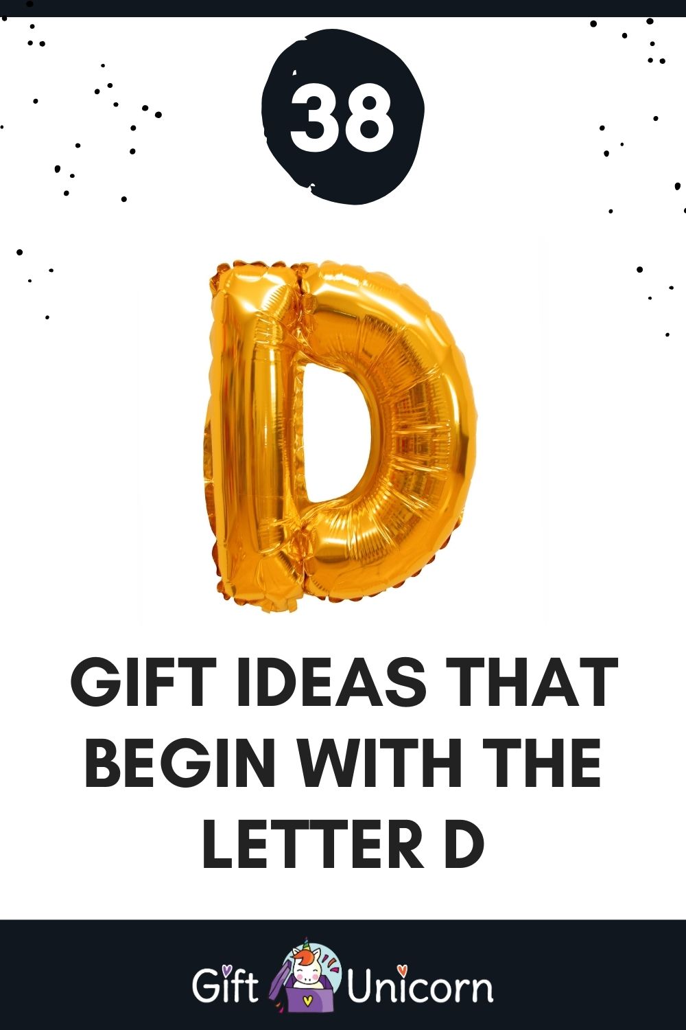 38 Daring & Delightful Gift Ideas that Begin With the Letter D - pinterest pin image