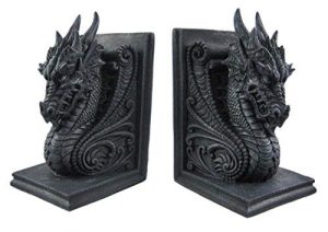 gothic dragon bookends
