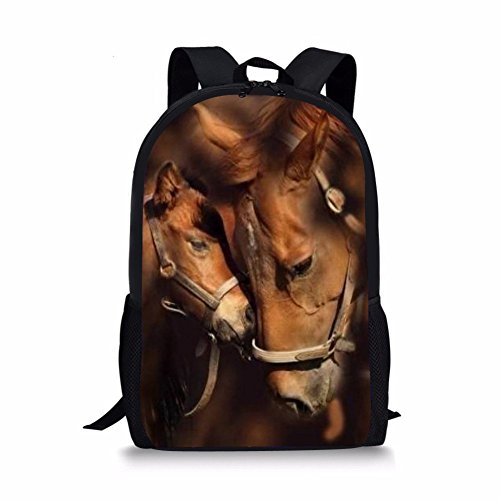 horse print backpack