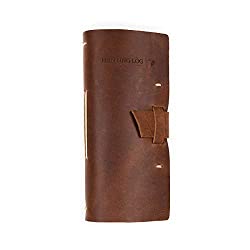 leather hunting log book