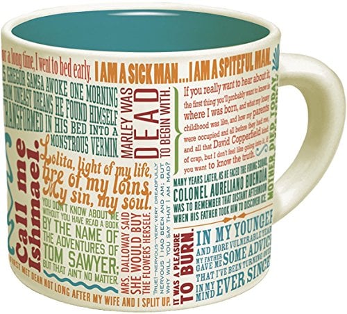 literature coffee mug