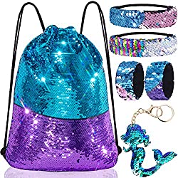mermaid backpack set