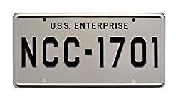 metal stamped license plate