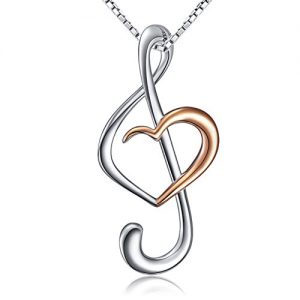 musical note necklace