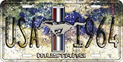 mustang since 1964 USA license plate