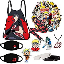 Naruto gift set bag stickers