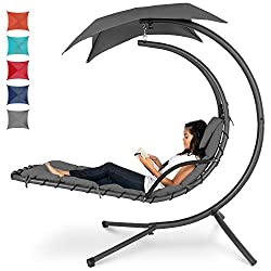 outdoor steel chaise lounge chair