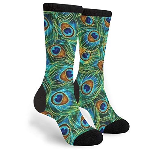 peacock colored socks