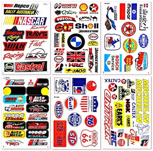 racing stickers